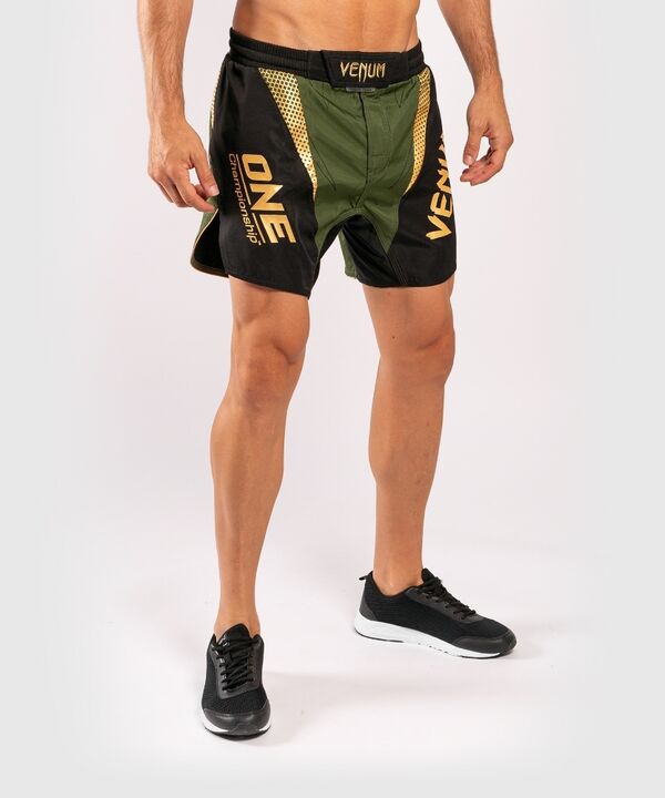 VE-04059-230-XL-Venum x ONE FC Fightshorts - Khaki/Gold