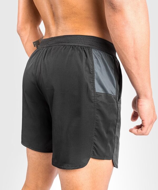 VE-04780-109-XL-Venum Biomecha 2-In-1 Training Shorts - Black/Grey - XL