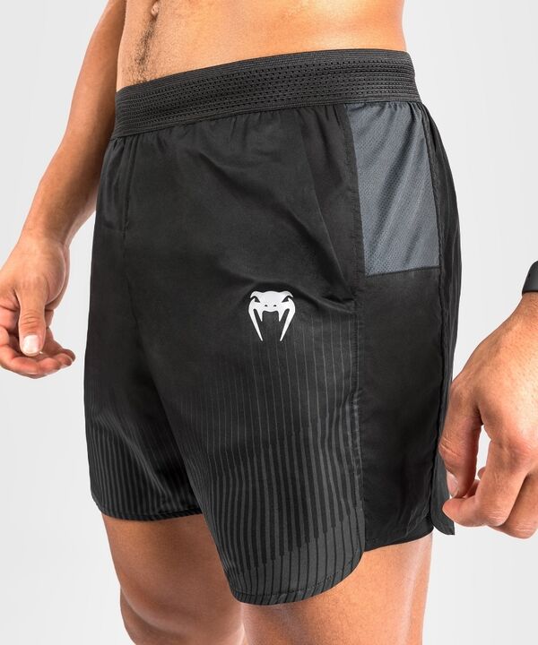 VE-04780-109-XL-Venum Biomecha 2-In-1 Training Shorts - Black/Grey - XL