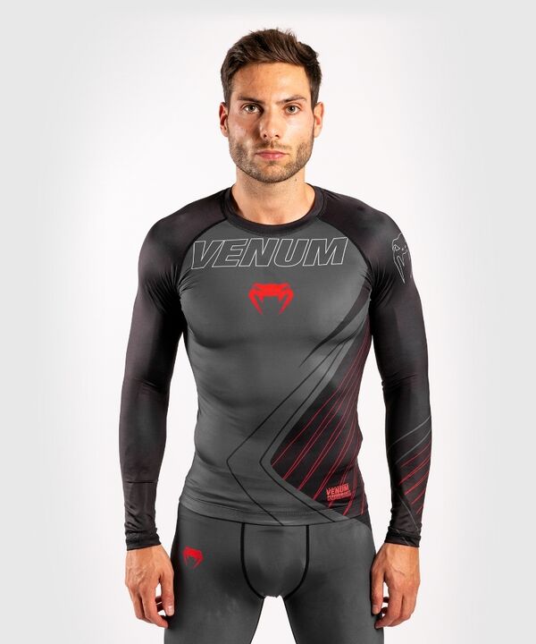 VE-03569-100-S-Venum Contender 5.0 Rashguard ong sleeves - Black/Red