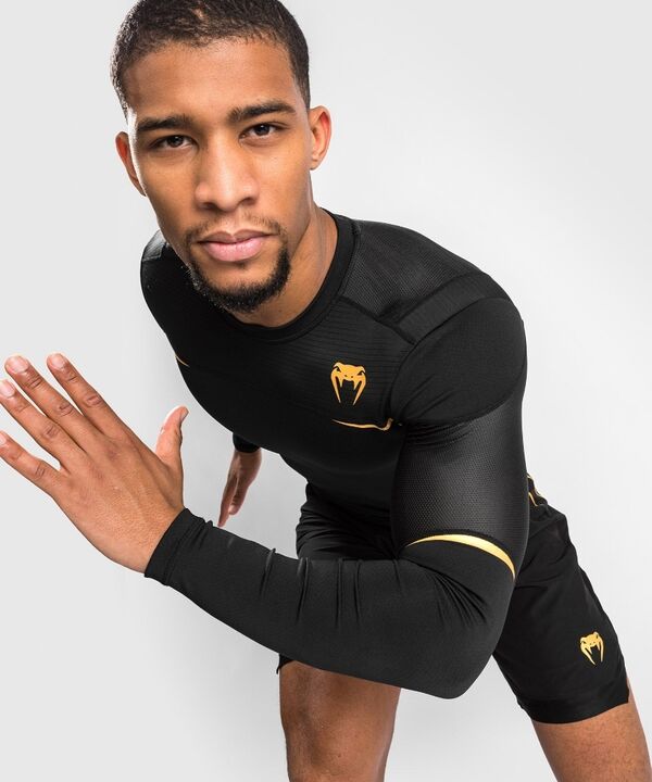 VE-04307-126-XL-Venum Tempest 2.0 Rashguard Long Sleeves &#226;&euro;&#8220; Black/Gold - XL