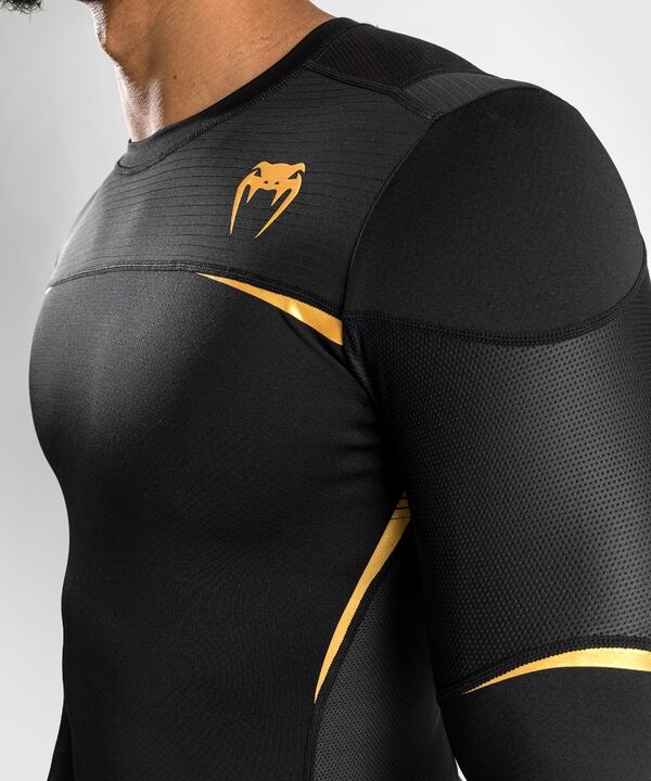 VE-04307-126-XL-Venum Tempest 2.0 Rashguard Long Sleeves &#226;&euro;&#8220; Black/Gold - XL