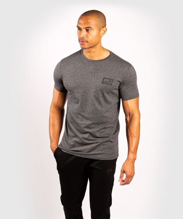 VE-04393-030-L-Venum Stamp T-Shirt - Dark Heather Grey