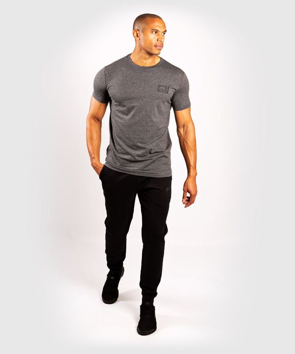 VE-04393-030-L-Venum Stamp T-Shirt - Dark Heather Grey