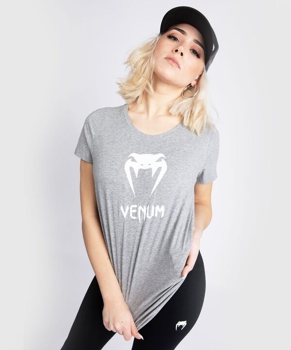 VE-04599-031-M-Venum Classic T-Shirt - For Women - Light Heather Grey - M