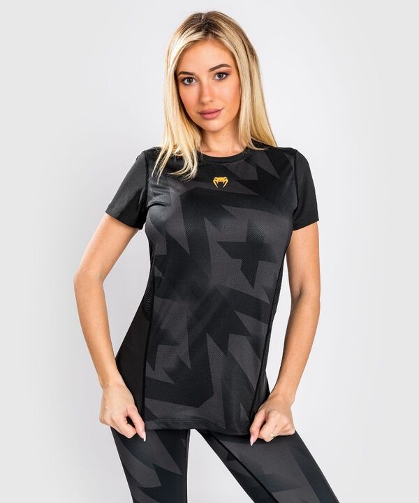 VE-04723-126-L-Venum Razor Dry Tech T-Shirt - Black/Gold - L