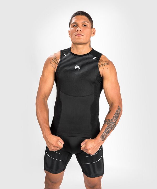 VE-04782-109-L-Venum Rashguard Sleevless Biomecha - Black/Grey - L