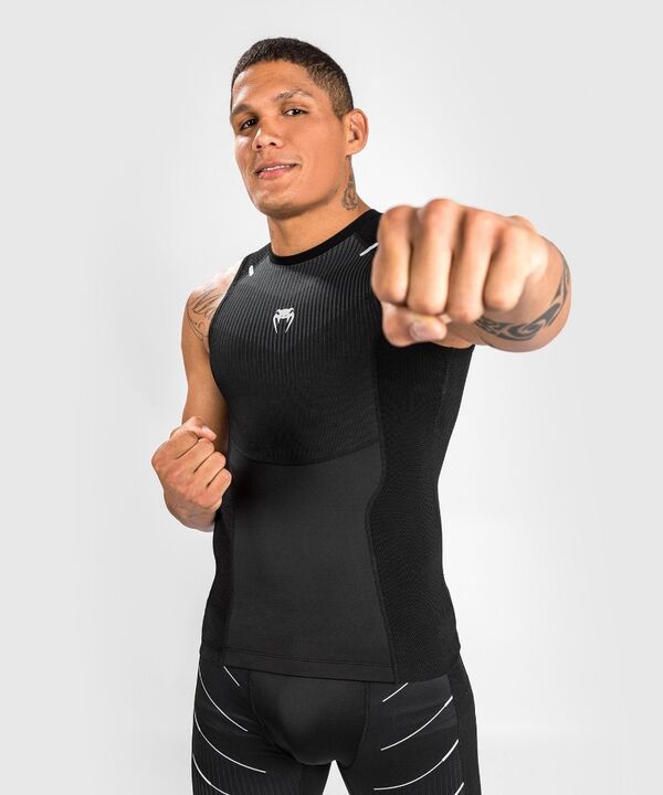 VE-04782-109-L-Venum Rashguard Sleevless Biomecha - Black/Grey - L