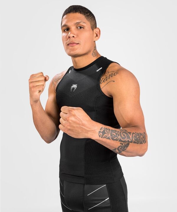 VE-04782-109-L-Venum Rashguard Sleevless Biomecha - Black/Grey - L