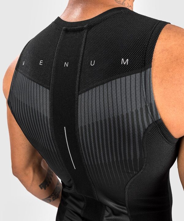 VE-04782-109-L-Venum Rashguard Sleevless Biomecha - Black/Grey - L