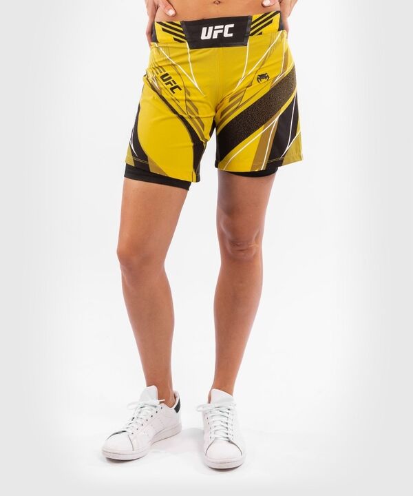 VNMUFC-00019-006-S-UFC Authentic Fight Night Women's Shorts - Long Fit