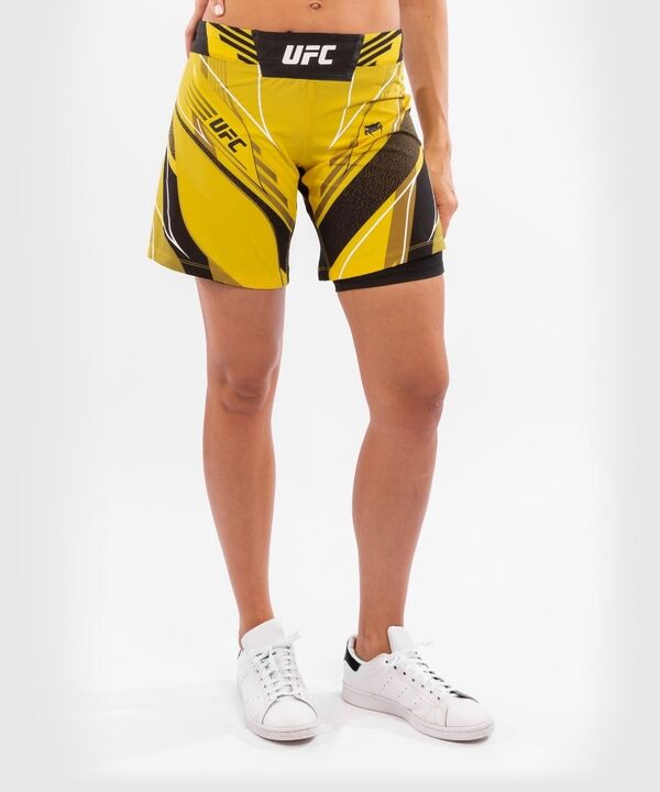 VNMUFC-00019-006-S-UFC Authentic Fight Night Women's Shorts - Long Fit