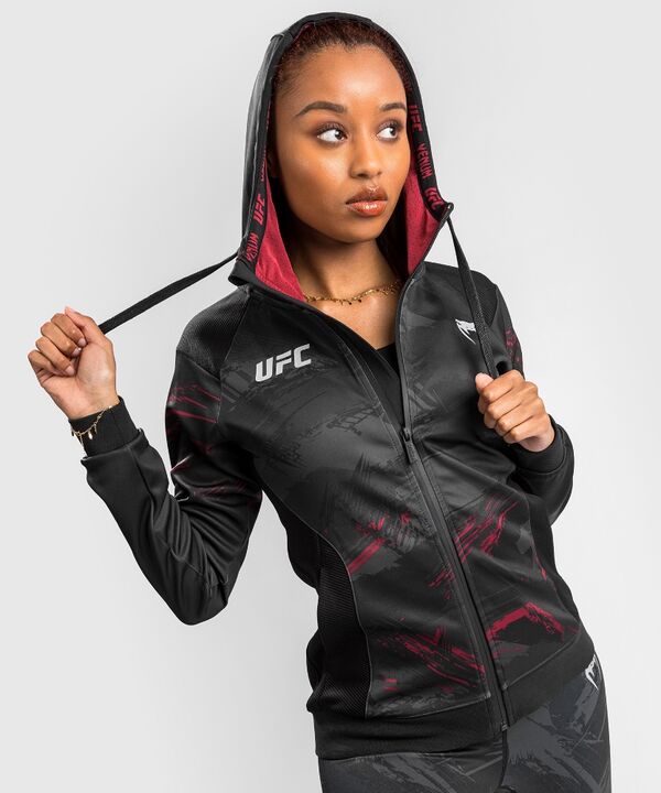 VNMUFC-00116-001-L-UFC Authentic Fight Week 2.0 Zip Hoodie - For Women