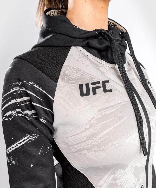 VNMUFC-00116-040-L-UFC Authentic Fight Week 2.0 Zip Hoodie - For Women