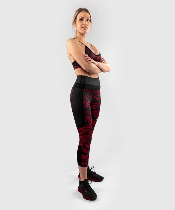 VE-03824-100-S-Venum Defender Crop Leggings - for women - Black/Red