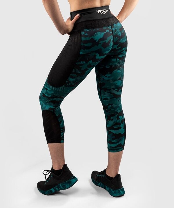 VE-03824-102-M-Venum Defender Crop Leggings - for women - Black/Green