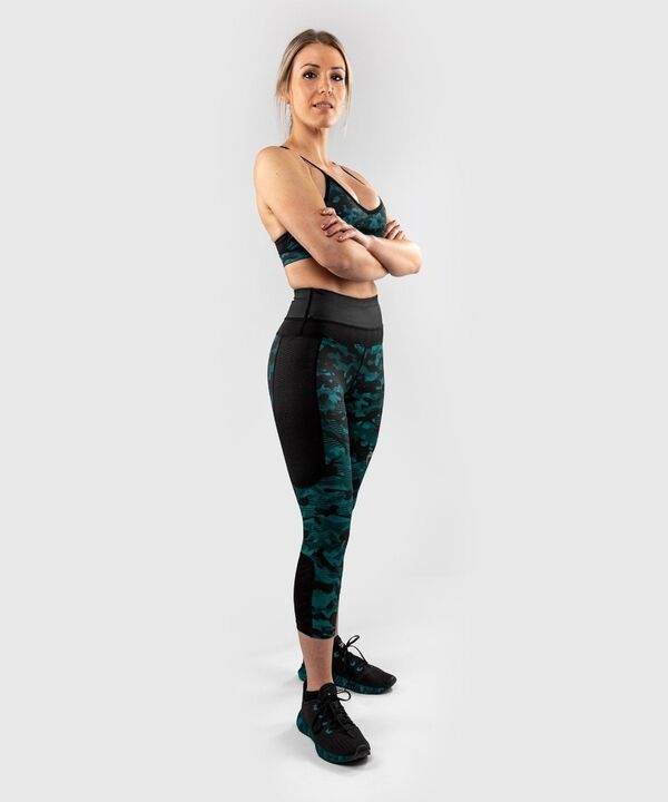 VE-03824-102-M-Venum Defender Crop Leggings - for women - Black/Green