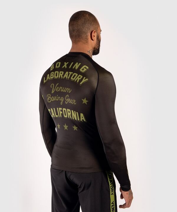 VE-03994-539-S-Venum Boxing Lab Rashguard ong sleeves - Black/Green