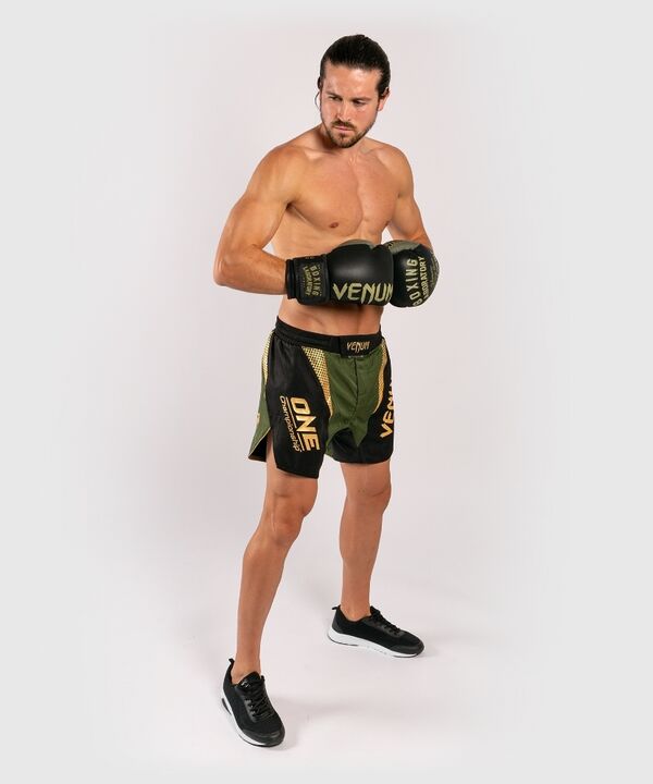 VE-04059-230-XL-Venum x ONE FC Fightshorts - Khaki/Gold