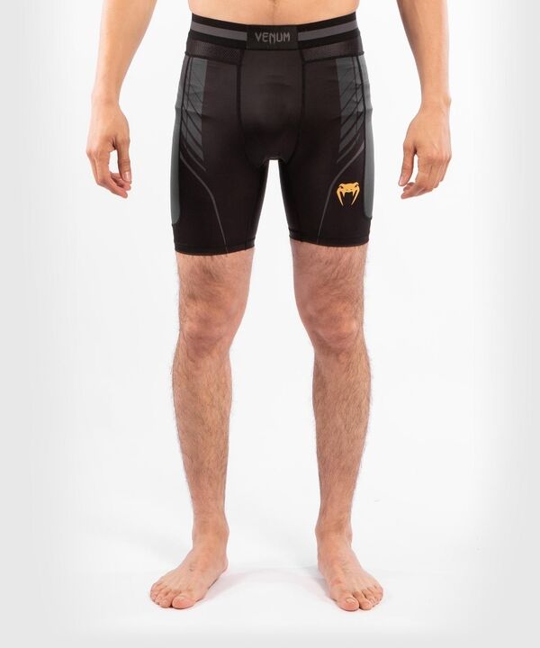 VE-04292-126-S-Venum Athletics Vale Tudo Shorts- Black/Gold