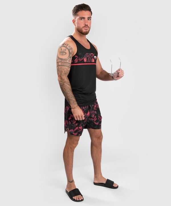 VE--04645-003-M-Venum Bali Jungle Dry Tech Tank Top - Red