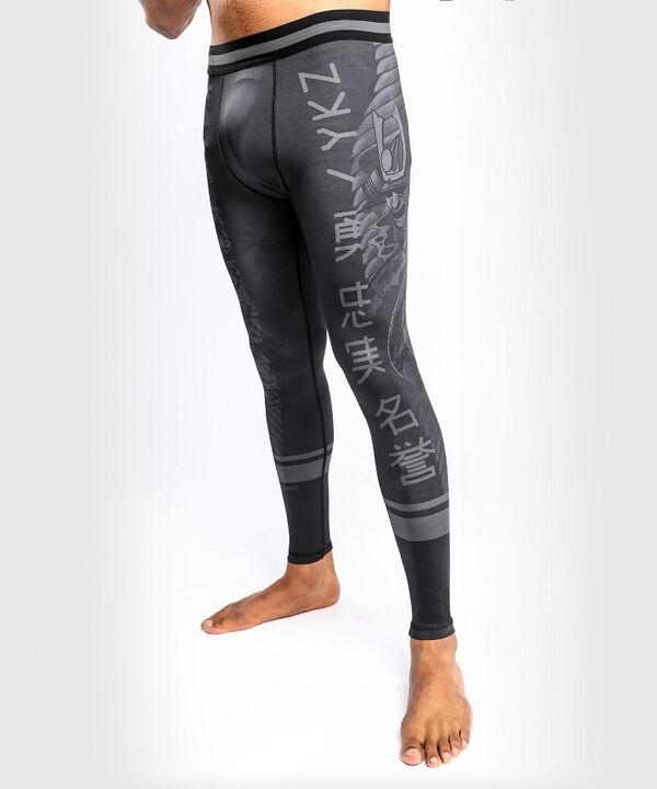 VE-04327-114-S-Venum YKZ21 Compression Tights &#8211; Black/Black