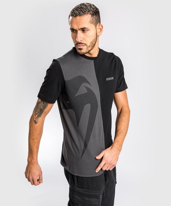 VE-04710-109-S-Venum x Giant Splitx T-Shirt - Black/Grey - S