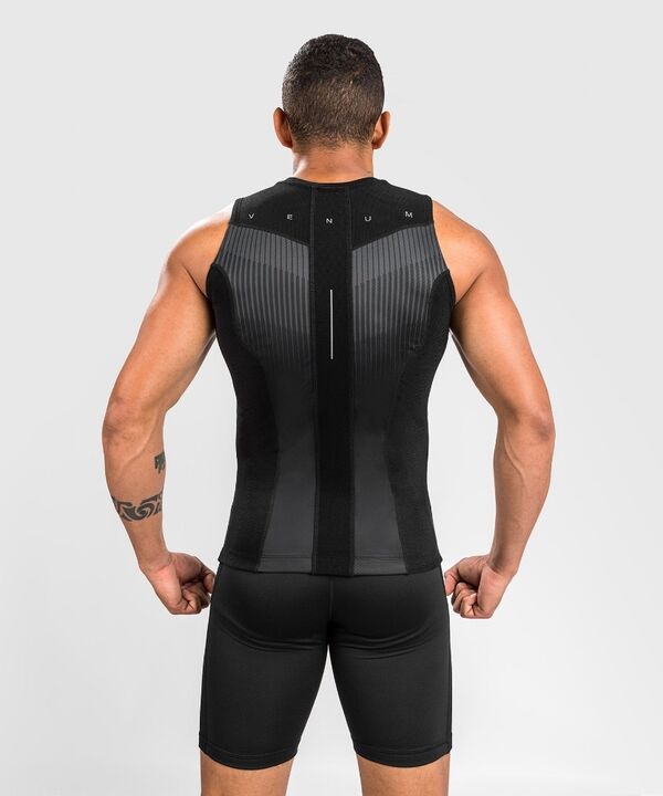 VE-04782-109-XL-Venum Rashguard Sleevless Biomecha - Black/Grey - XL