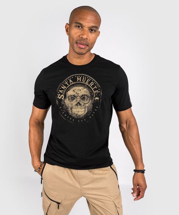 VE-04804-124-S-Venum Santa Muerte Dark Side - T-shirt - Black/Brown - S