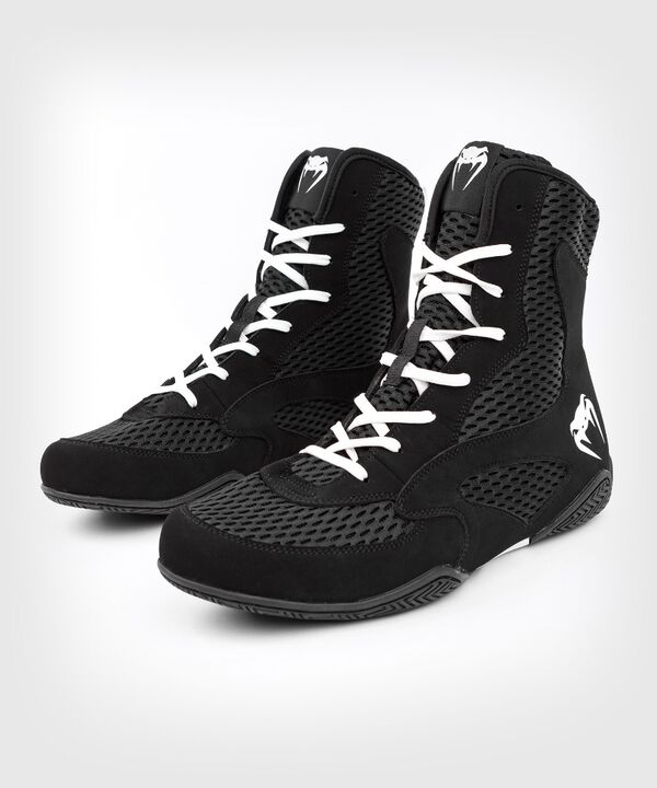 VE-04958-108-12.5-Venum Contender Boxing Shoes - Black/White