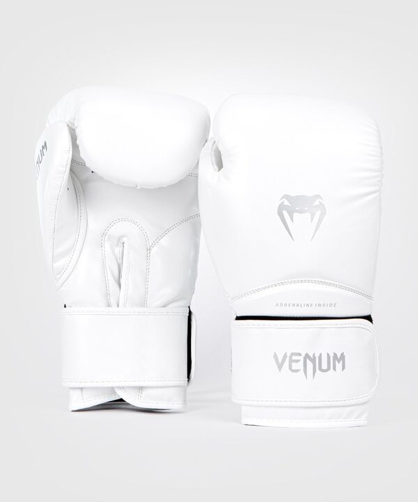 VE-05105-224-12OZ-Venum Contender 1.5 Boxing Gloves - White/Silver