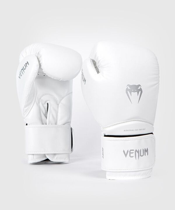 VE-05105-224-12OZ-Venum Contender 1.5 Boxing Gloves - White/Silver