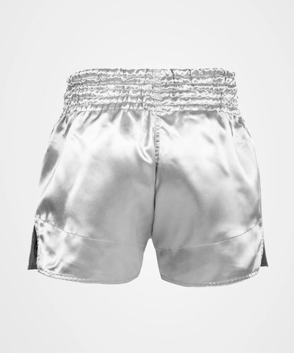 VE-03813-451-S-Venum Classic Muay Thai Shorts - Silver/Black