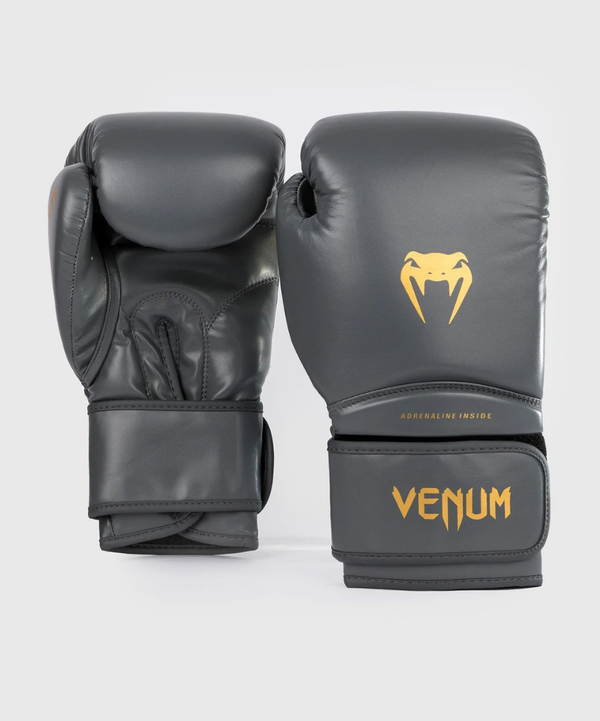 VE-05105-622-10OZ-Venum Contender 1.5 Boxing Gloves - Grey/Gold