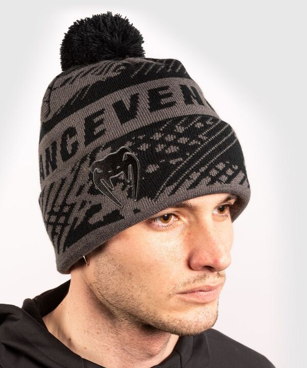 VE-03837-203-Venum Performance Beanie - Grey/Black