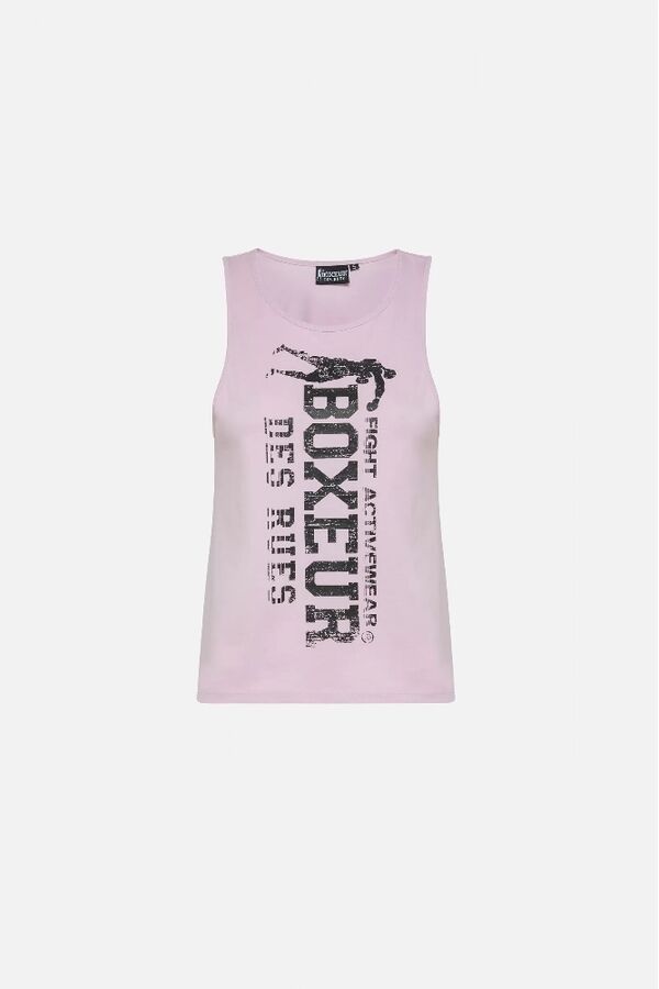 BTW3303229CCPINKM-Basic Tank Top With Front Logo