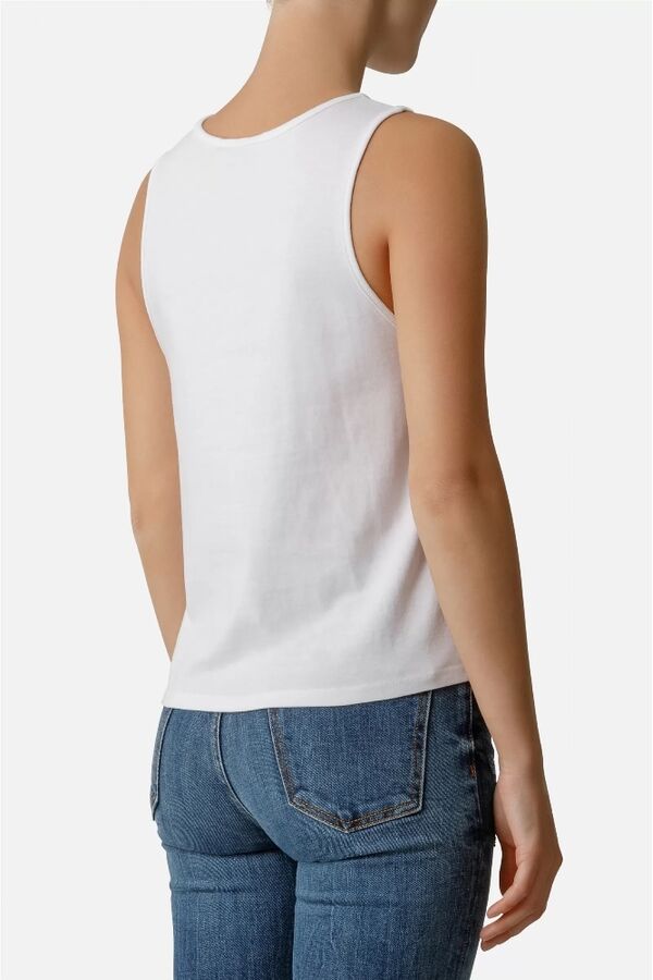 BTW3303229CCWHXL-Basic Tank Top With Front Logo