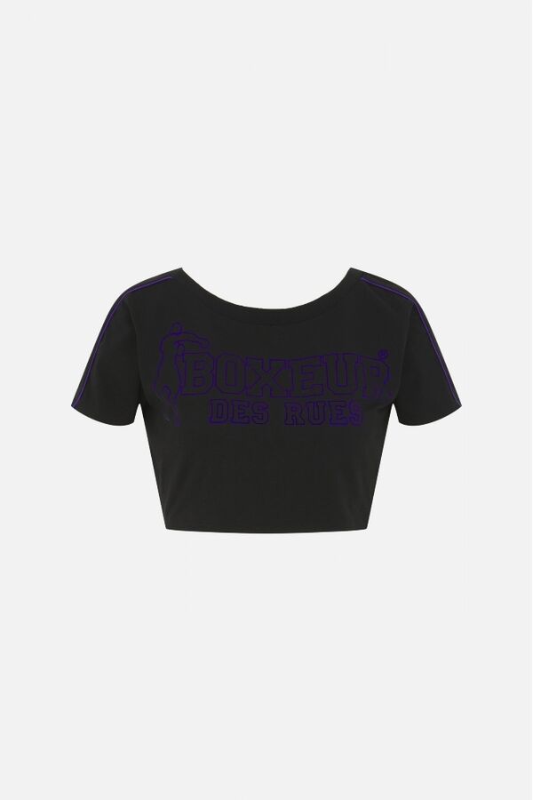 BXW0200352ARBKM-Slim Cropped T-Shirt
