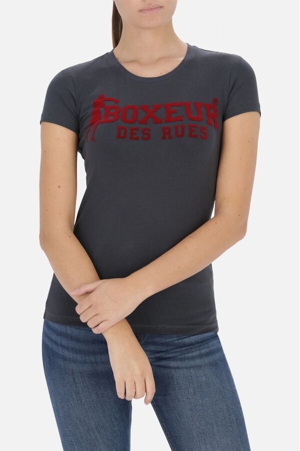 BXW0220104ASANT-XL-Basic T-Shirt With Front Logo