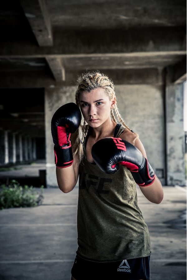 UHK-69680-UFC Muay Thai Style Training Gloves
