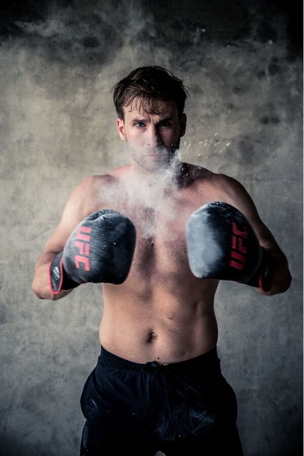 UHK-69673-UFC Muay Thai Style Training Gloves