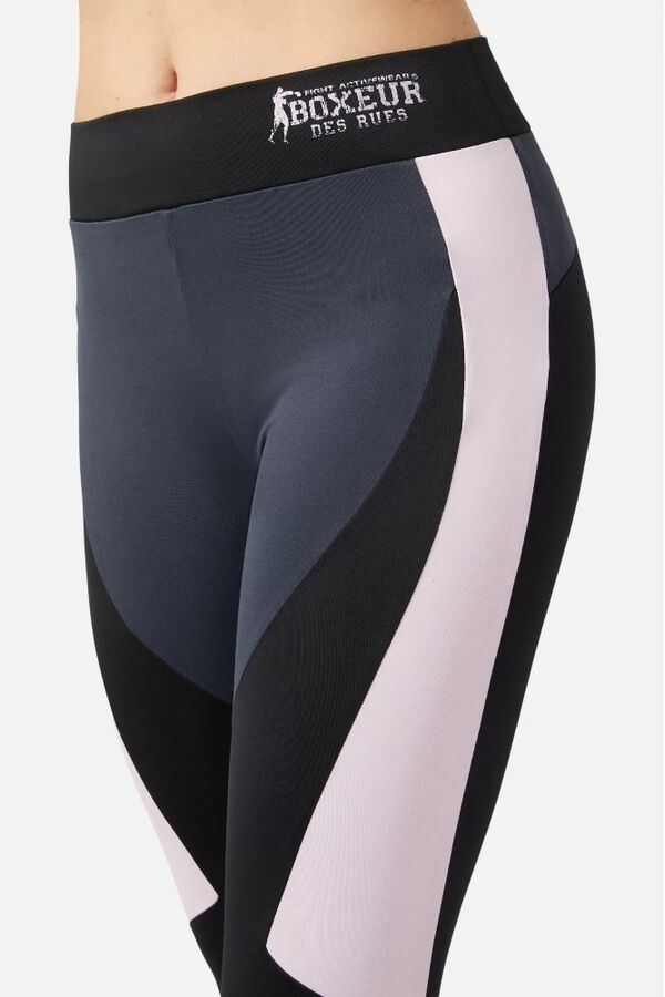 BTW1000256CCBKM-Color-Blocking Leggings