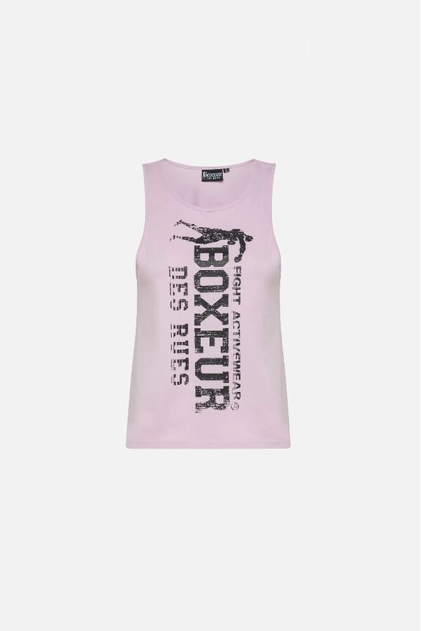 BTW3303229CCPINKL-Basic Tank Top With Front Logo