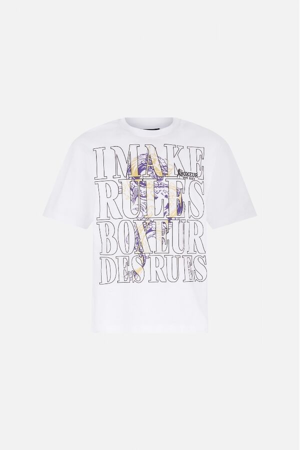 BXM0200348ARWHXL-T-Shirt W/Big Front Print