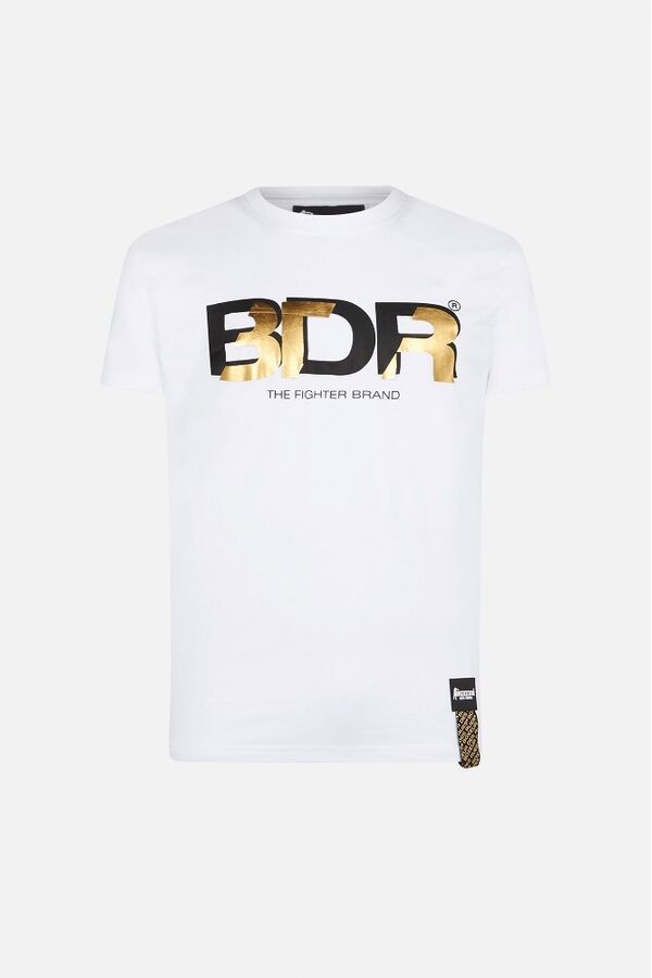 BXM0200377AT-WH-M-Bdr Printed T-Shirt