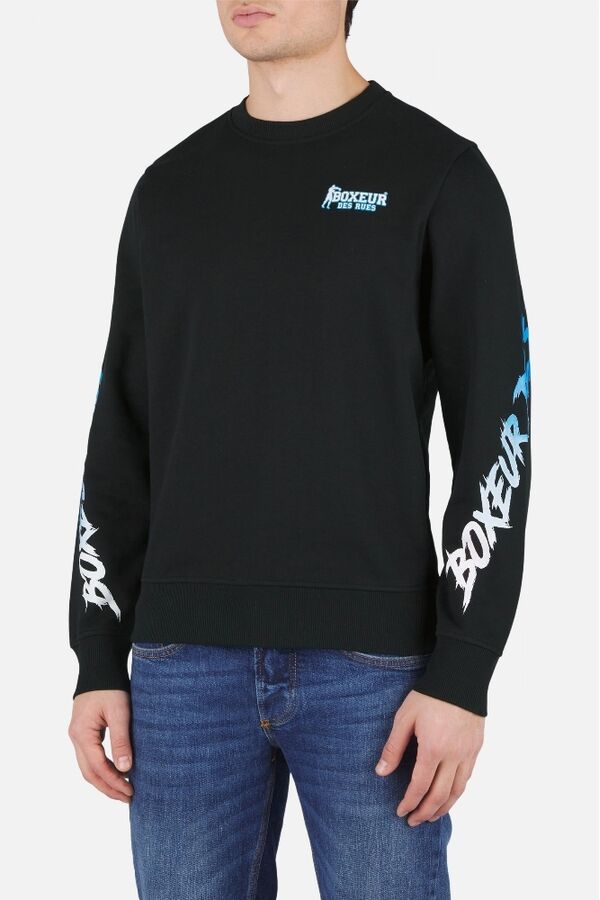 BXM0400184ARBKS-Roundneck Sweatshirt W/ Yoke