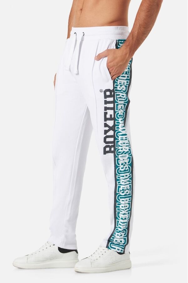 BXM1000327AT-WH-M-Long Sweatpants W/ Inserts