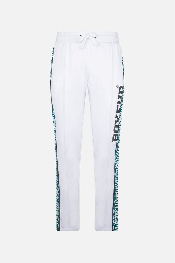 BXM1000327AT-WH-M-Long Sweatpants W/ Inserts