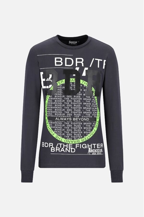 BXM2000261AS-AN-XL-L/S T-Shirt With Prints