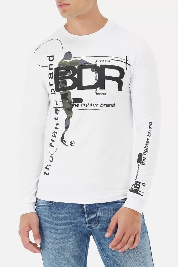 BXM2000261AS-WC-M-L/S T-Shirt With Prints